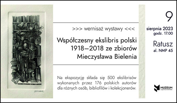 Współczesny ekslibris polski 1918–2018 ze zbiorów Mieczysława Bielenia
